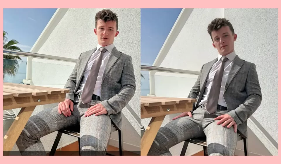 Grant Ducati's Suit Fetish Solo At Men At Play Gay Porn 6