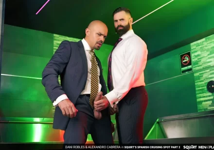 Spanish Cruising Spot 2: Alexandro Cabrera & Dani Robles Gay Porn 2