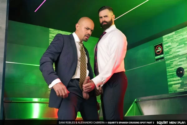 Spanish Cruising Spot 2: Alexandro Cabrera & Dani Robles Gay Porn 2