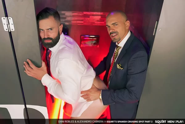 Spanish Cruising Spot 2: Alexandro Cabrera & Dani Robles Gay Porn 6