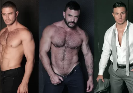 Bar Threesome: Dato Foland, Klein Kerr, & Rogan Richards Gay Porn