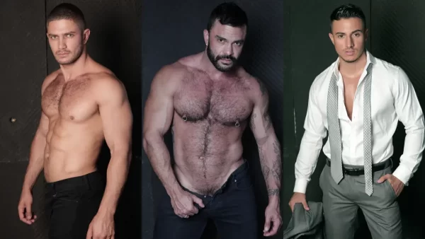 Bar Threesome: Dato Foland, Klein Kerr, & Rogan Richards Gay Porn