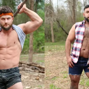 Heath Halo & Nico Bear Have Outdoor Sex Gay Porn