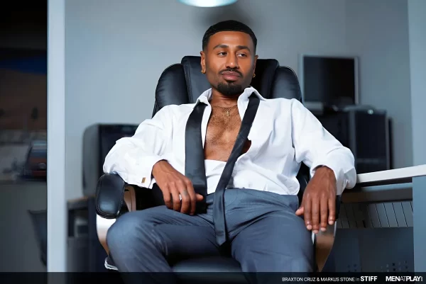 Hot Suit Fetish Porn Action With Braxton Cruz & Markus Stone Gay Porn 1