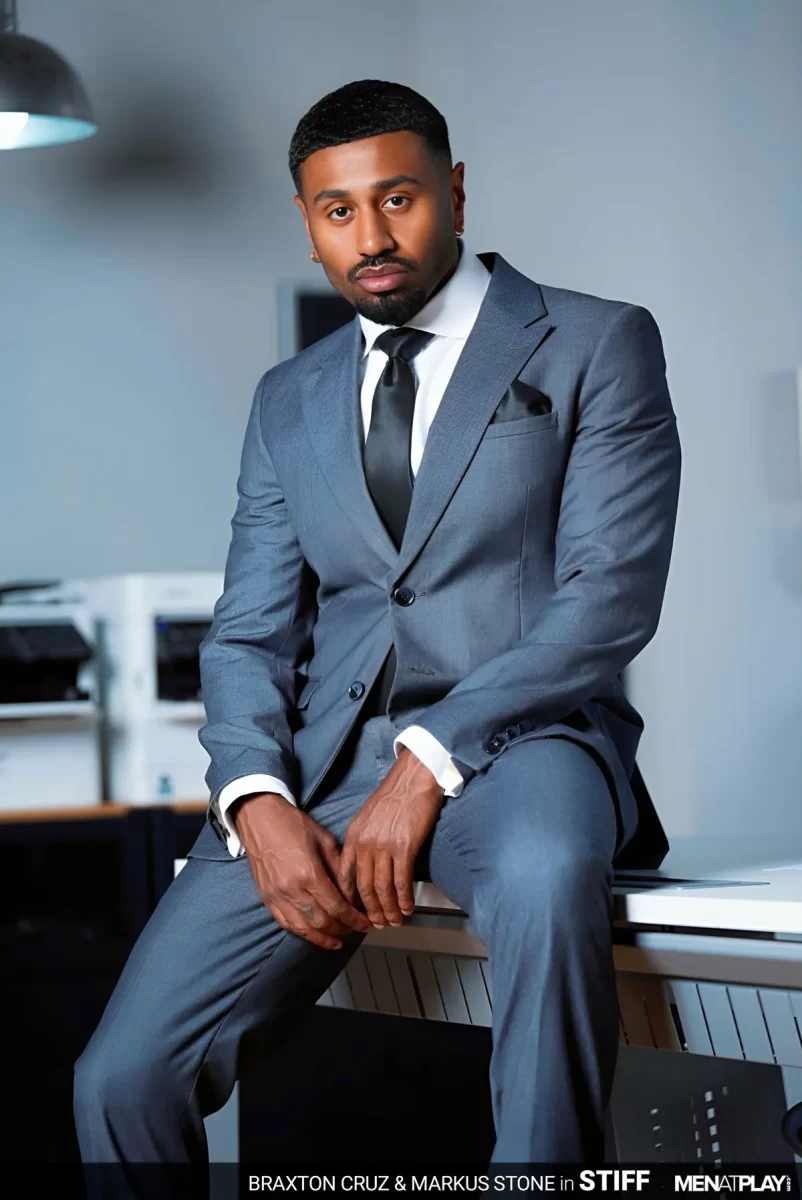 Hot Suit Fetish Porn Action With Braxton Cruz & Markus Stone Gay Porn 7