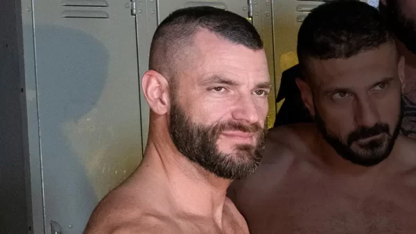 Inmates Killian Knox & Rikk York Share Jake Morgan Gay Porn