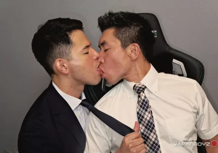 Japan BoyZ Urano & Go Isagi Have Sex In Suits Gay Porn