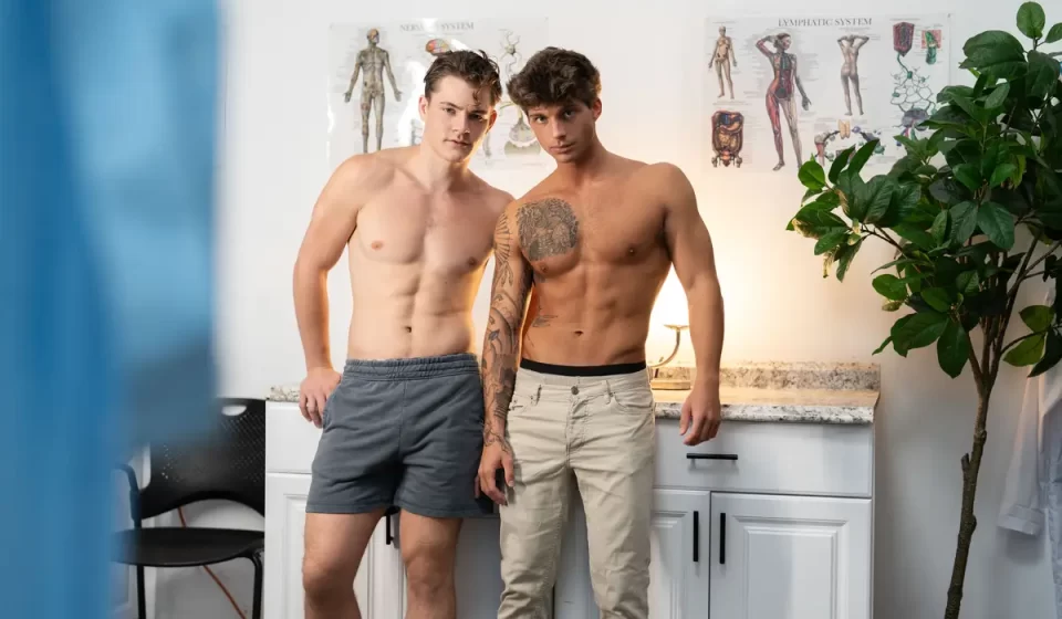 No Qualifications Needed: Leo Levine & Oliver Marks Gay Porn 6