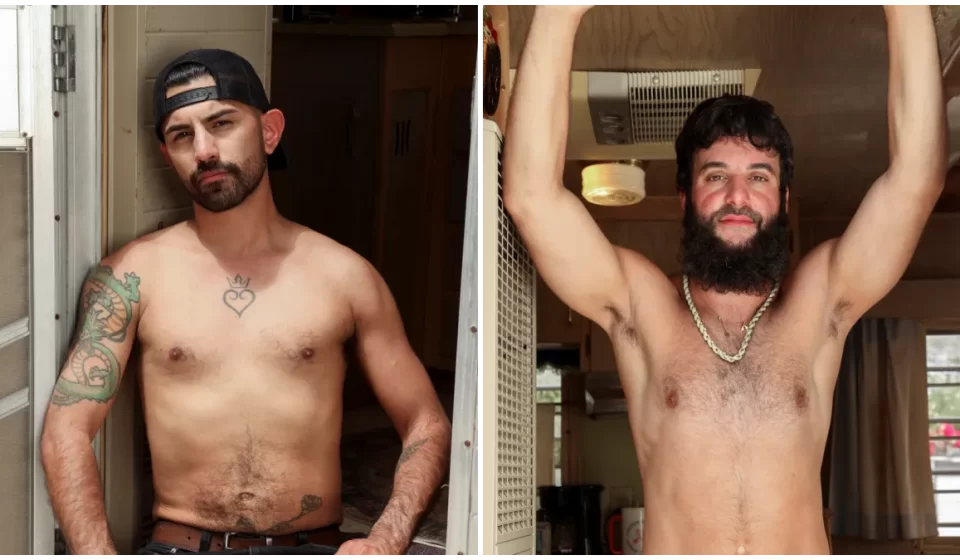 Pup Hades & Giovanni At Trailer Trash Boys Gay Porn