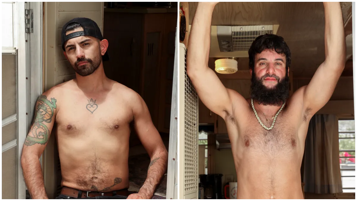 Pup Hades & Giovanni At Trailer Trash Boys Gay Porn