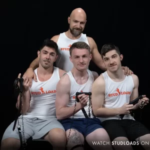StudLoads: Adam Snow, Harrison Todd, Kyle Harper, & Nico Coopa Gay Porn