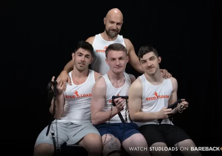 StudLoads: Adam Snow, Harrison Todd, Kyle Harper, & Nico Coopa StudLoads: Adam Snow, Harrison Todd, Kyle Harper, & Nico Coopa Gay Porn