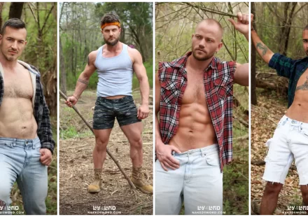 Derek Kage's DP With Heath Halo, River North, & King Cuba Gay Porn