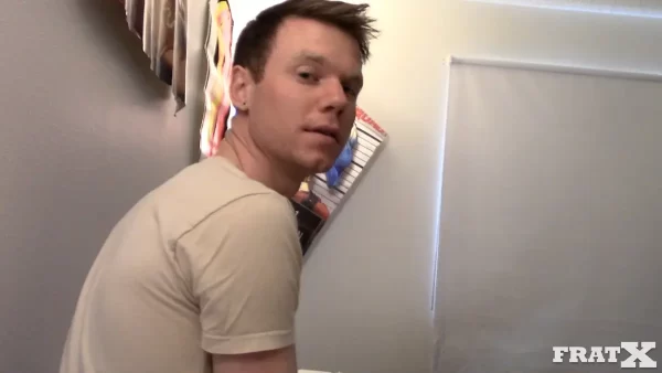 Fratboy Takes Four Cocks At FraternityX Gay Porn