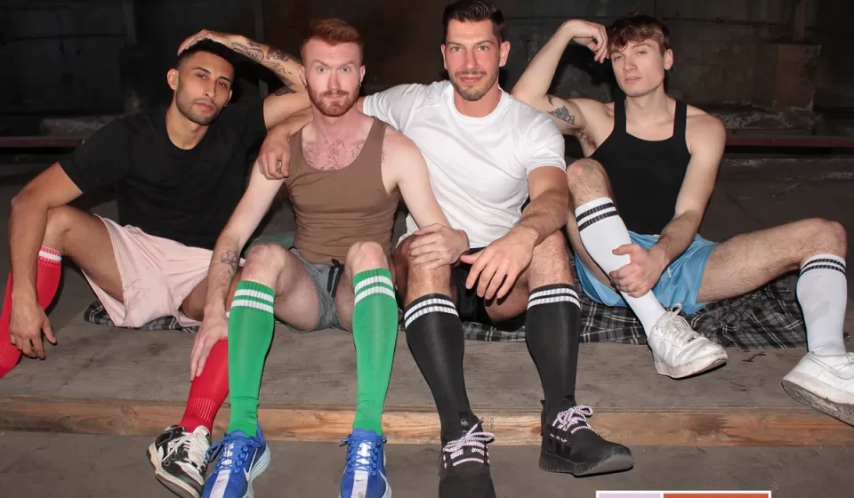 Lance Woods Bottoms For 3 Soccer Players Lance Woods Bottoms For 3 Soccer Players Gay Porn