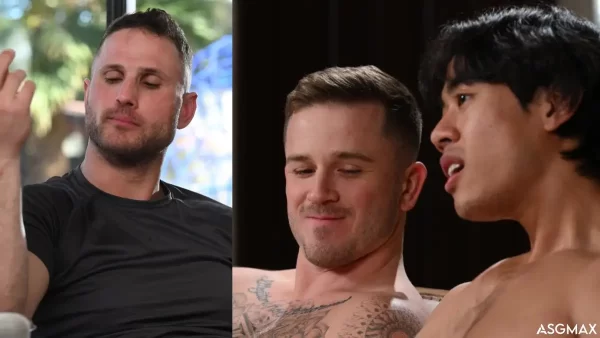 Andrew Delta, Blain O'Connor, & Jay Wu Welcome Us To The Sex House Gay Porn