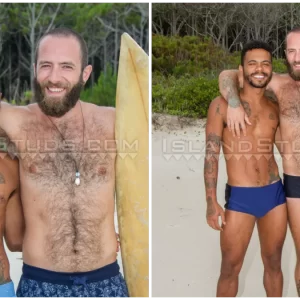 Brazilians Enzo & Felipe Are So Hot On Island Studs! Gay Porn