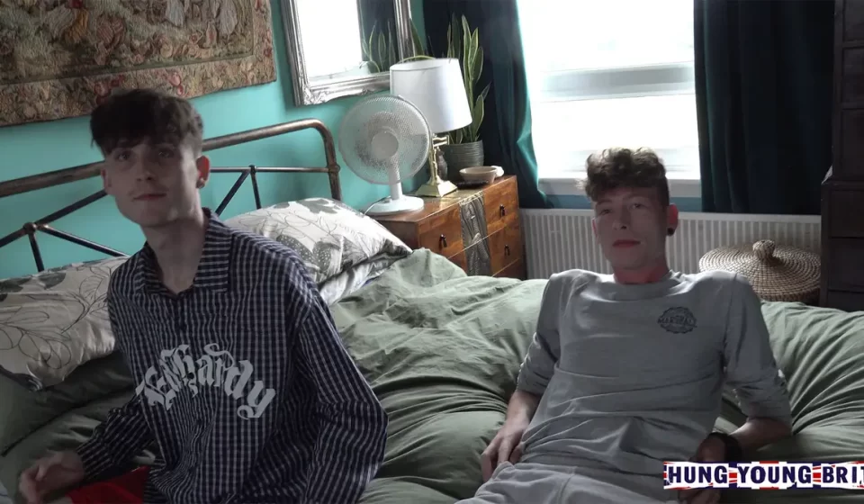 Craig Kennedy & Elliott Thomas Get Horny On Hung Young Brit Gay Porn