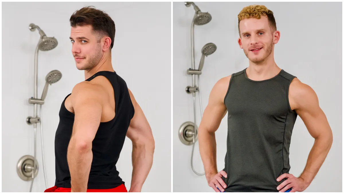 In the Shower With Dylan Tides & Teddy Graham Gay Porn