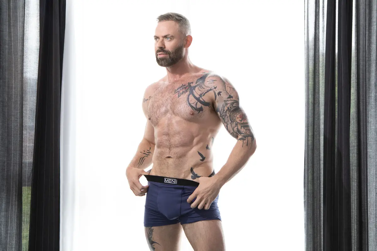 Malik Delgaty Deep-Throats Leo Bacchus On MEN Gay Porn 4