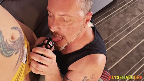 Matt Coven & Guy Criss With A Blowjob Marathon On Alternadudes Gay Porn 2