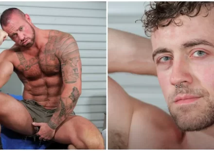 Michael Roman And Jay Austin Get Wild In A Dirty Garage Gay Porn