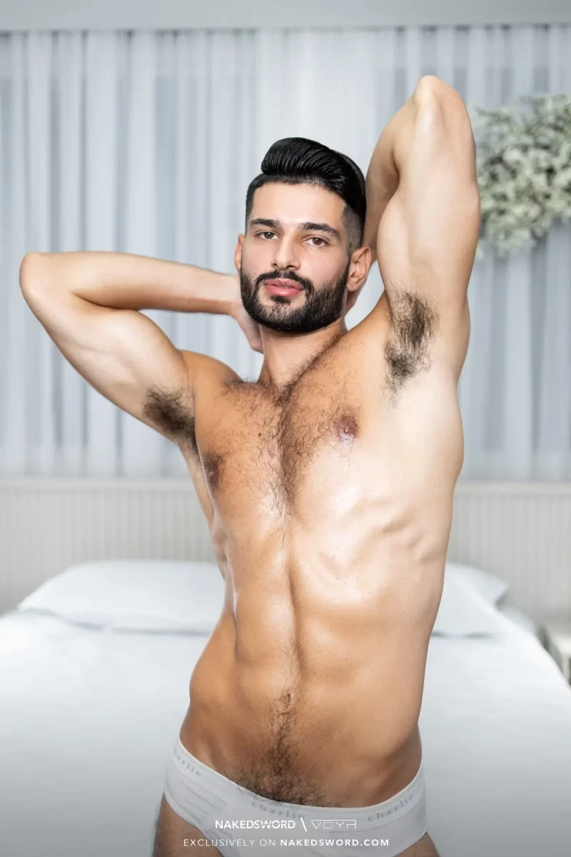 NakedSword & VoyR Surprise Gooners With An Interracial Threesome Gay Porn 3