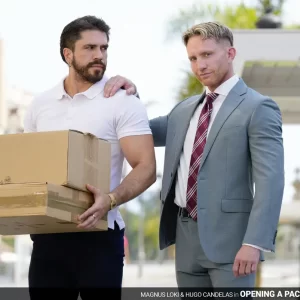 Opening A Package: Hugo Candelas & Magnus Loki At MenAtPlay Gay Porn