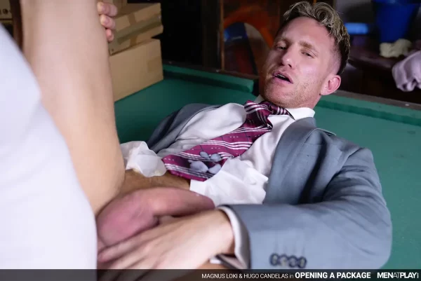 Opening A Package: Hugo Candelas & Magnus Loki At MenAtPlay Gay Porn 8
