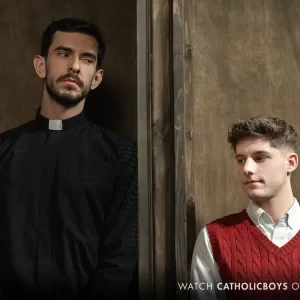 Reverend Guy Spencer Fills Dex Devall Guy Spencer With Holy Seed Gay Porn