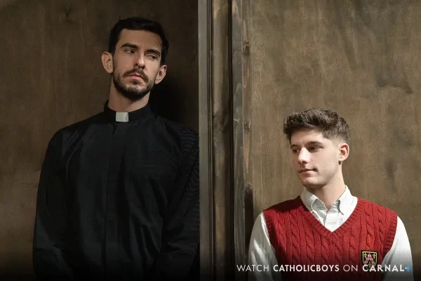 Reverend Guy Spencer Fills Dex Devall Guy Spencer With Holy Seed Gay Porn