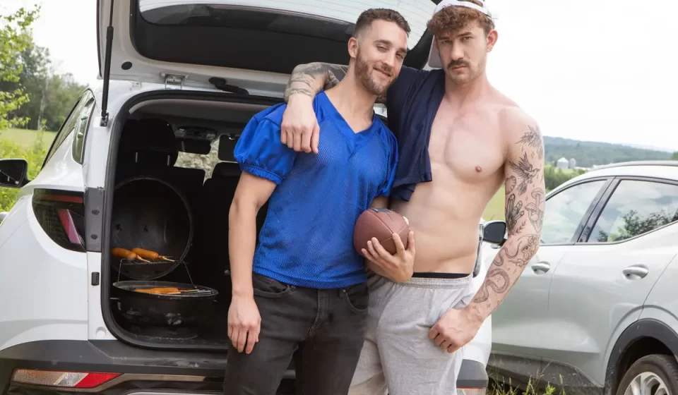 Tailgate Cum Fiesta: Adam Banks & Evan Jordie Tailgate Cum Fiesta: Adam Banks & Evan Jordie Gay Porn 4