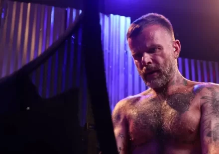 Greg Hollywood Takes Charge of Kyle Michaels at Fisting Inferno Gay Porn