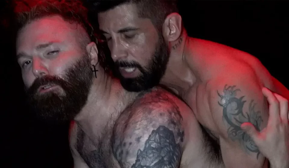 In The Darkroom With Rob Montana, Justin Jett, & Damien Asgard Gay Porn 8