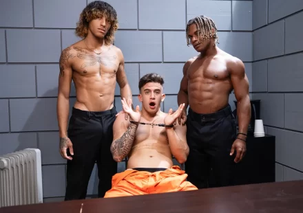 Trevor Brooks, Augie Ryder, & Adrian Hart In Hard Time, Harder Fuck Gay Porn