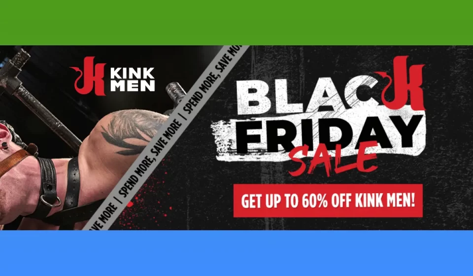 Unleash Your Wild Side This Black Friday with KinkMen Gay Porn 1