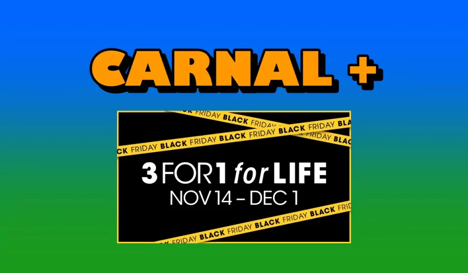 Your Ultimate Black Friday Pass to Carnal Plus – 3 Months for the Price of 1! Gay Porn