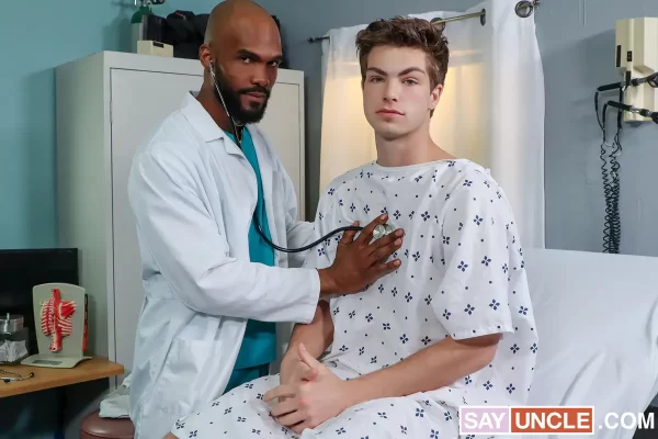 Doctor Boe Jack Ryan Treats Oliver Carter With His Dick Gay Porn