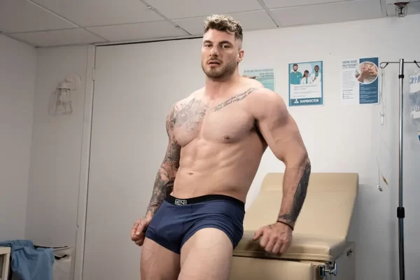 Doctor Mike Monroe Takes William Seed's Temperature Gay Porn 5
