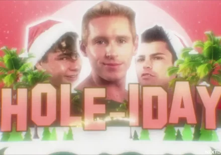 Hole-iday: Oliver Marks, Seth Perterson, & Grayson Cole Gay Porn