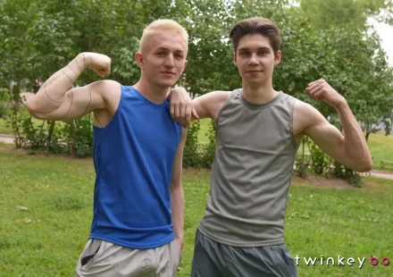 Hot Twinks Scott Smith & Amon Heat Up the Couch for TwinkeyBoy Gay Porn