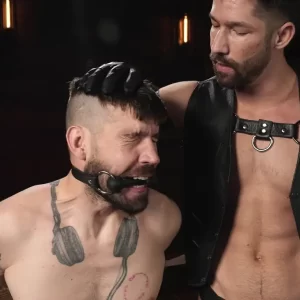 FullMetalTwunk Bangs Johnny Hakson at Tim Tales Master Eddie Patrick Trains Buck Richards in Endurance at KinkMen Gay Porn
