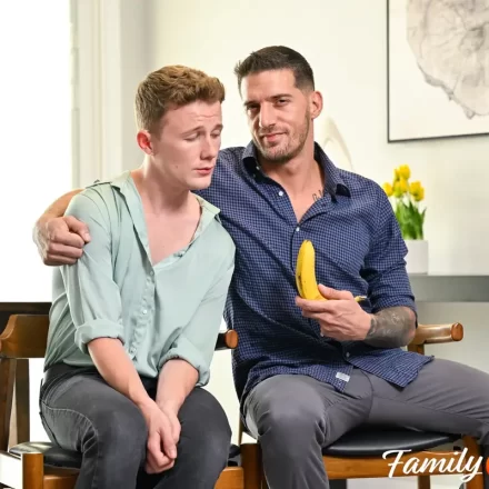 Stepdad's Banana BJ: Benny Fox & Ty Roderick Gay Porn