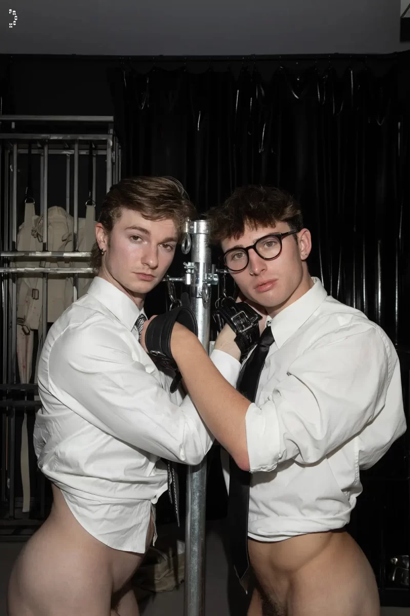 Caged Jock Bangs Gage Palmer & Smith Sterling With Dildo Gay Porn 5