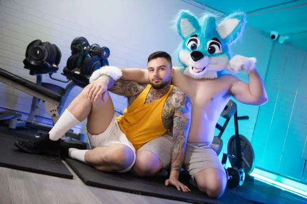 Chad Dorado & Marcus McNeill In Fur Play Gay Porn 4