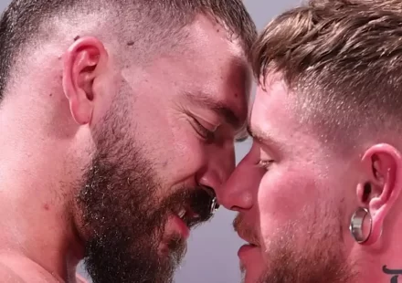 Colt Spence & Kinkoer Ignite a Fisting Inferno in Backyard Blaze Gay Porn
