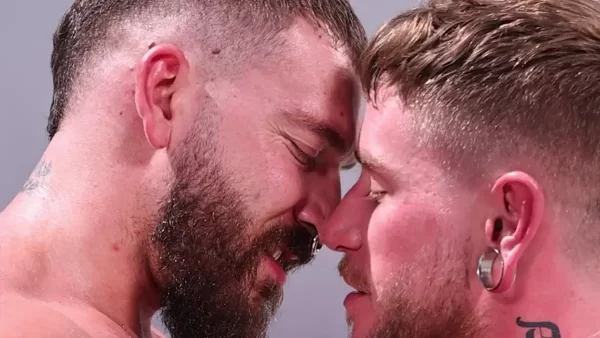 Colt Spence & Kinkoer Ignite a Fisting Inferno in Backyard Blaze Gay Porn