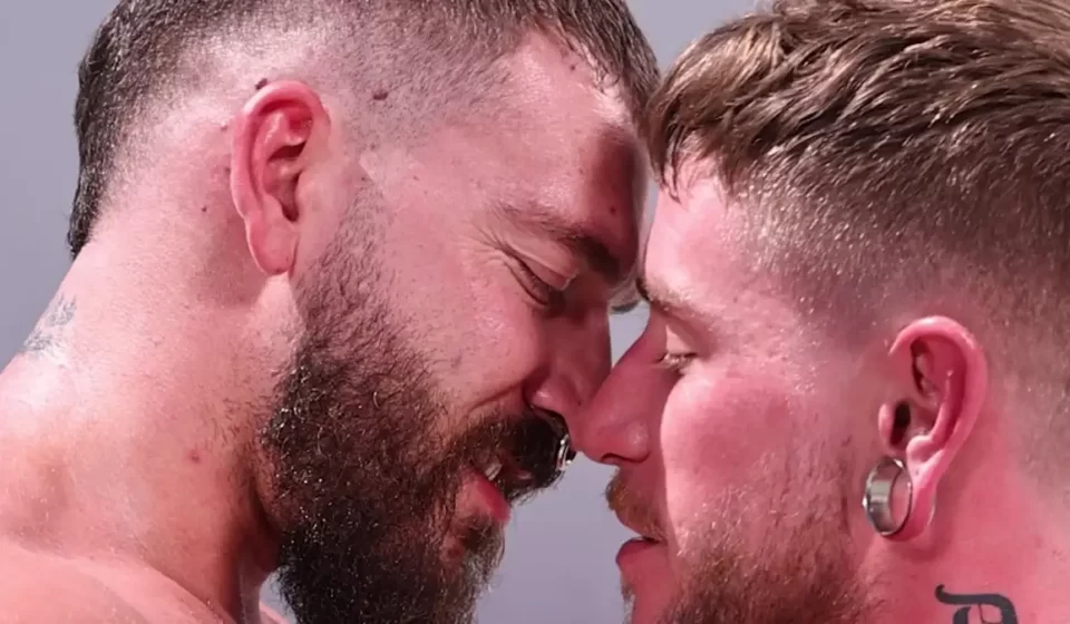 Colt Spence & Kinkoer Ignite a Fisting Inferno in Backyard Blaze Gay Porn