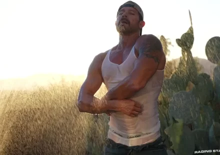 Cowboys Sebastian Bluu & Greg Dixxon Do It In Wrangled 2 Gay Porn