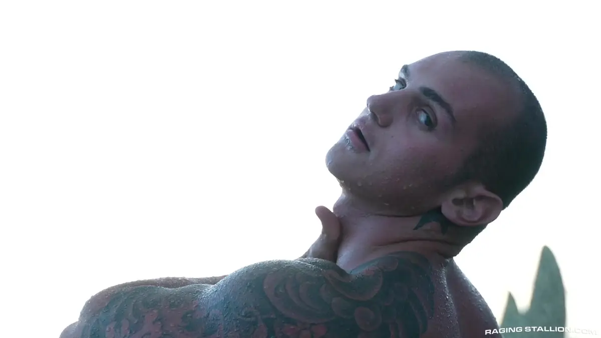 Cowboys Sebastian Bluu & Greg Dixxon Do It In Wrangled 2 Gay Porn 5